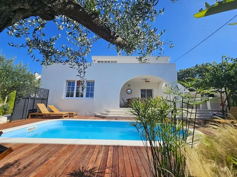 הוילה טרוגיר Pool House Arbanija